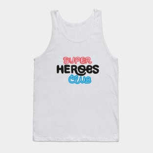 Super heroes Club Tank Top